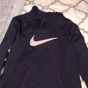 Purple Nike pullover hoodie